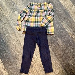 Carter’s Plaid Girls Outfit- 4T